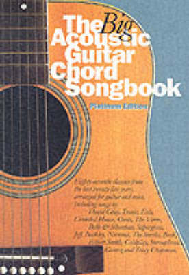 Cover for The Big Acoustic Guitar Chord Songbook Platinum Ed (Book) [Platinum edition] (2001)