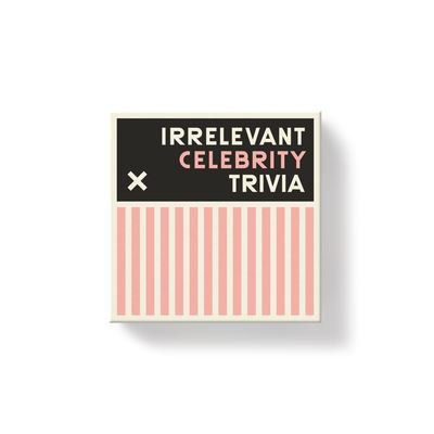 Cover for Brass Monkey · Irrelevant Celebrity Trivia (GAME) (2024)