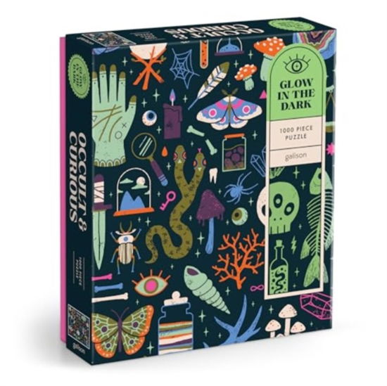 Cover for Galison · Occult and Curious 1000 Piece Glow in the Dark Puzzle (GAME) (2024)