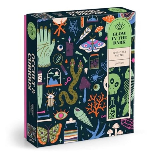 Cover for Galison · Occult and Curious 1000 Piece Glow in the Dark Puzzle (SPIEL) (2024)