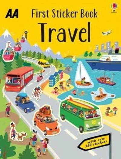 Cover for Usborne · First Sticker Book Travel (Paperback Book) (2019)