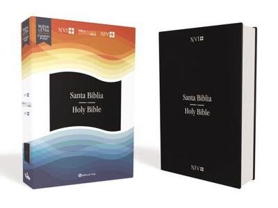 Cover for Nueva Versión Internacional · NVI / NIV Biblia Bilingue, Leathersoft, Azul (Leather Book) (2018)