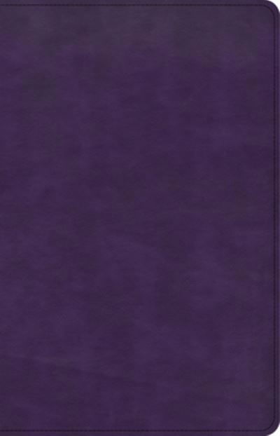 CSB Large Print Personal Size Reference Bible, Purple - CSB Bibles by Holman - Książki - LifeWay Christian Resources - 9781087774534 - 1 października 2022