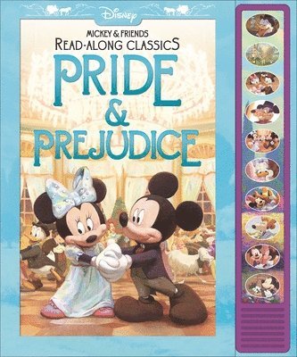 Cover for Disney Mickey and Friends: Pride &amp; Prejudice Read-Along Classics Sound Book (Hardcover Book) (2022)