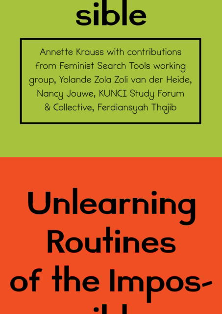 Cover for Unlearning Routines of the Impossible (Paperback Book) (2025)