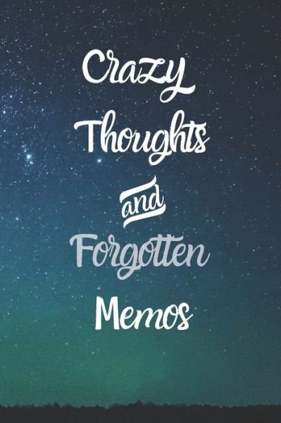 Cover for Thoughts and Memos Notebook · Thoughts and Memos Notepad (Pocketbok) (2019)