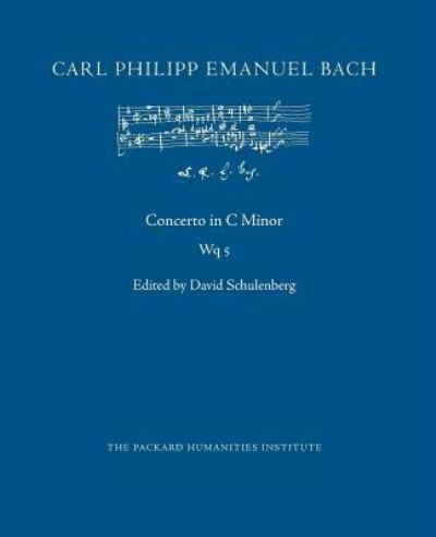 Cover for Carl Philipp Emanuel Bach · Concerto in C Minor, Wq 5 (Taschenbuch) (2018)
