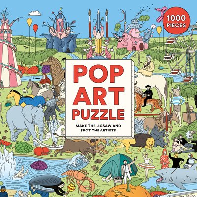 Cover for Ingen Forfatter; Ingen Forfatter; Ingen Forfatter · Pop Art Puzzle: Make the Jigsaw and Spot the Artists (GAME) [1. wydanie] (2020)