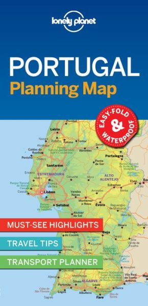 Lonely Planet Portugal Planning Map - Map - Lonely Planet - Kirjat - Lonely Planet Global Limited - 9781787014534 - sunnuntai 1. heinäkuuta 2018