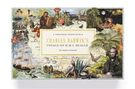 Cover for Maria Rivans · Charles Darwin's Voyage on H.M.S. Beagle: A 1000-Piece Jigsaw Puzzle (GAME) (2024)