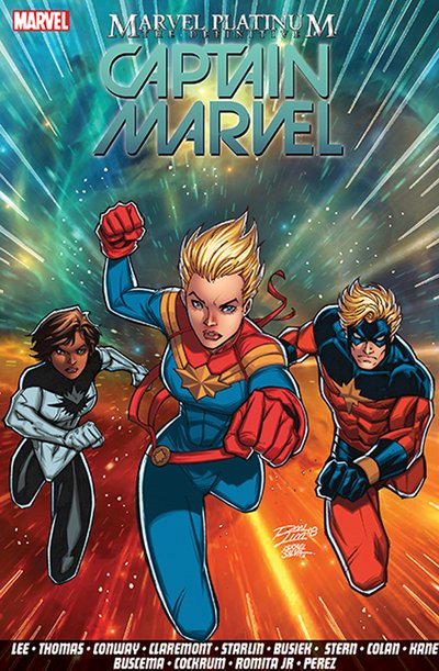 Cover for Stan Lee · Marvel Platinum: The Definitive Captain Marvel (Paperback Book) (2019)