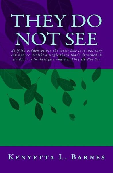 Cover for Kenyetta L Barnes · They Do Not See (Paperback Book) (2017)