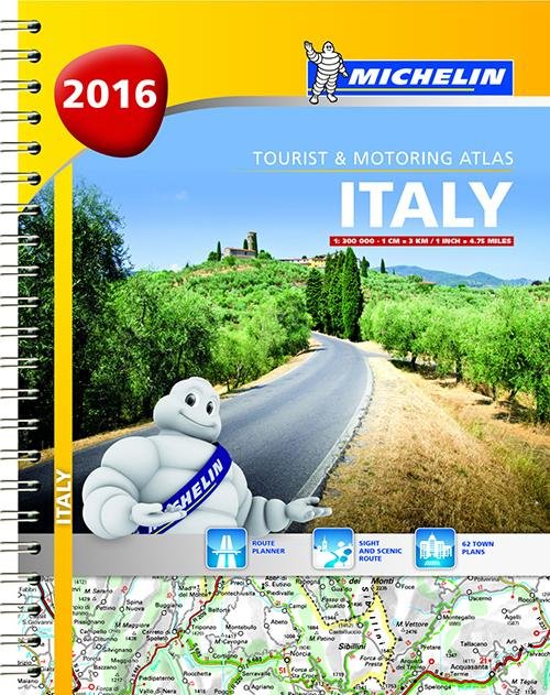 Cover for Michelin · Michelin Tourist &amp; Motoring Atlas: Michelin Tourist &amp; Motoring Atlas Italy 2016 (Buch) (2016)