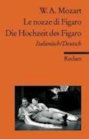 Cover for Wolfgang Amadeus Mozart · Reclam UB 07453 Mozart.Hochzeit d.Figar (Bog)