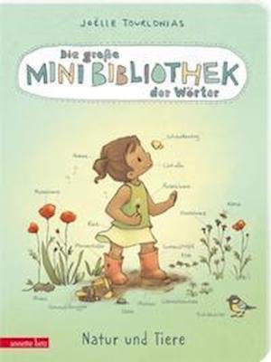 Cover for Joëlle Tourlonias · Die große Mini-Bibliothek der Wörter - Natur und Tiere (Pappbilderbuch) (Kartongbok) (2022)