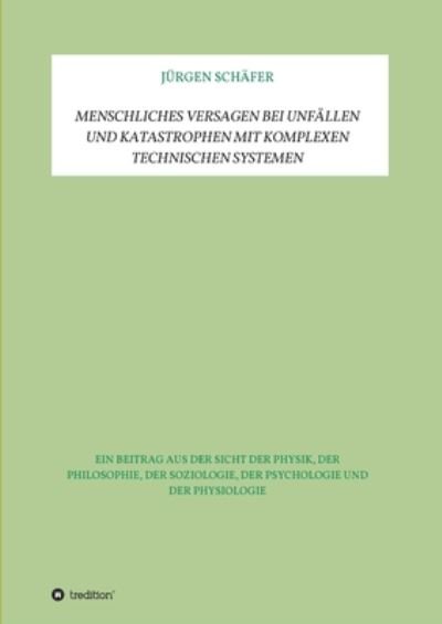 Cover for Schäfer · Menschliches Versagen bei Unfäl (Book) (2020)