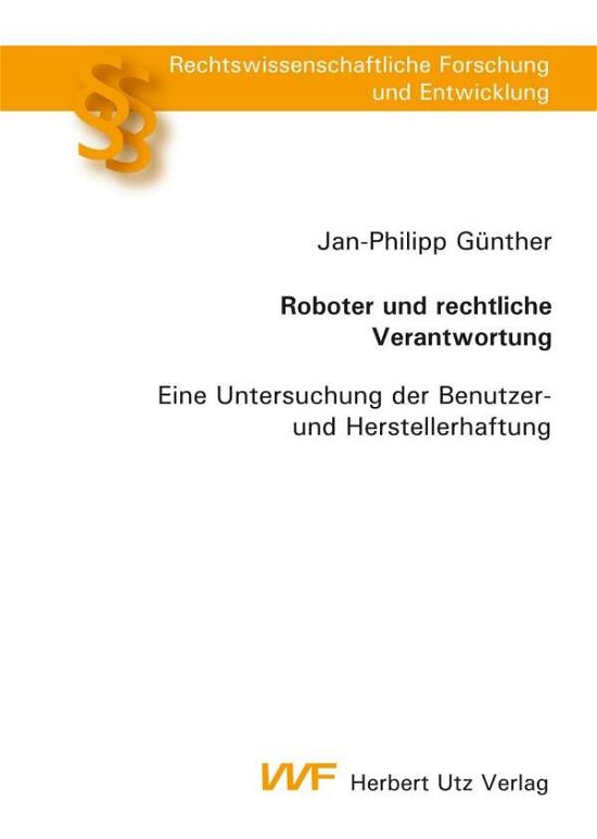 Cover for Günther · Roboter und rechtliche Verantwo (Book)