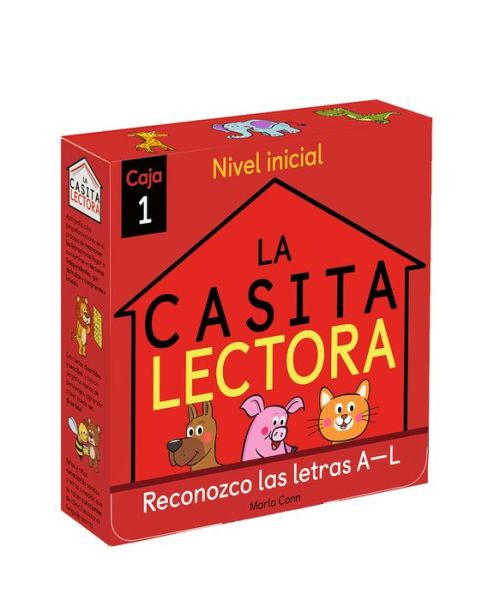 Cover for Varios autores · La casita lectora Caja 1: Reconozco las letras A-L (Nivel inicial) / The Reading House Set 1: Letter Recognition A-L (Hardcover Book) (2022)