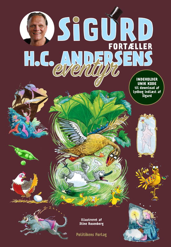 Cover for Sigurd Barrett · Sigurd fortæller H.C. Andersens eventyr (Hardcover Book) [1.º edición] (2018)