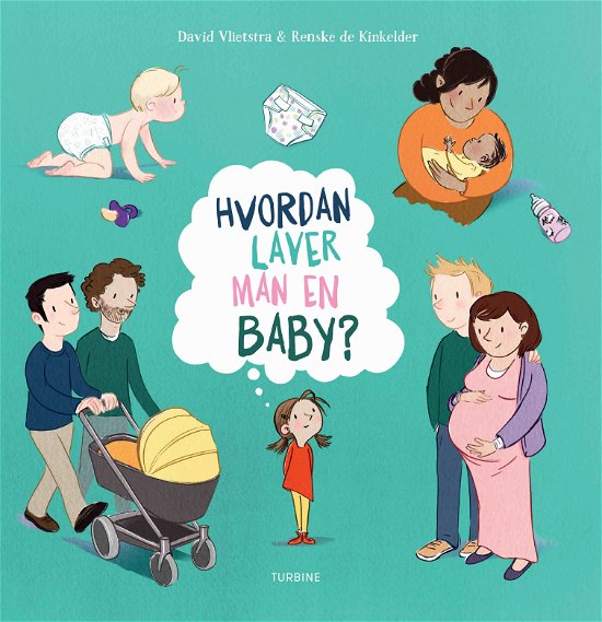 Cover for David Vlietstra · Hvordan laver man en baby? (Hardcover Book) [1.º edición] (2021)