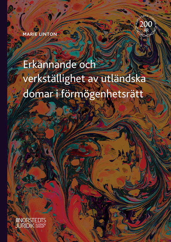 Cover for Marie Linton · Erkännande och verkställighet av utländska domar i förmögenhetsrätt (Book) (2023)