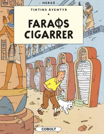 Tintins äventyr 4 : Faraos cigarrer - Hergé - Bøker - Cobolt Förlag - 9789188897534 - 11. november 2021