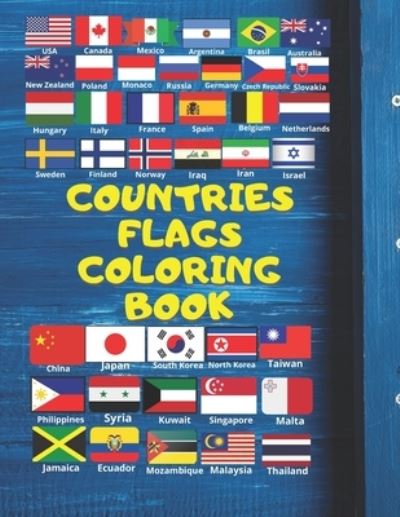 Cover for Rami Rami · Countries Flags Coloring Book (Paperback Book) (2020)