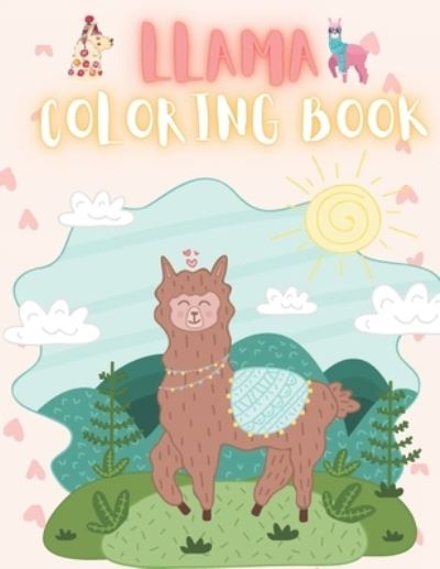 Cover for To The Point · Llama Coloring Book (Paperback Bog) (2020)