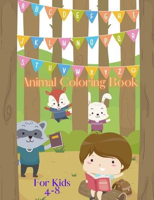 Cover for Mk El Nadi · Animal Coloring book (Paperback Bog) (2020)