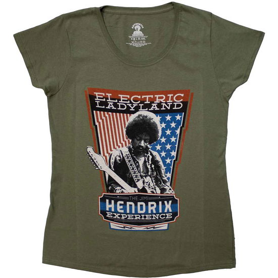 Jimi Hendrix Ladies T-Shirt: Electric Ladyland - The Jimi Hendrix Experience - Mercancía -  - 9950670079534 - 