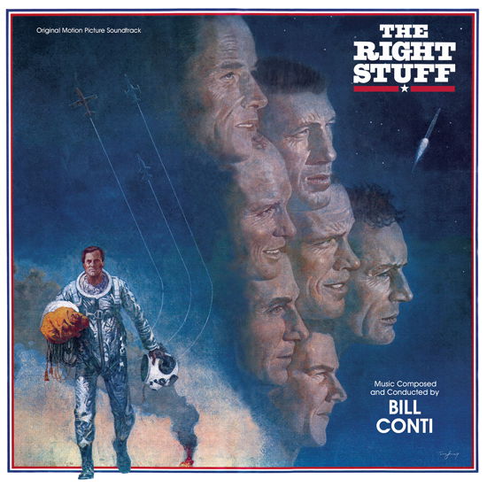 Cover for Conti, Bill / OST · The Right Stuff (Limited Edition Blue Vinyl) (LP) [Coloured, Limited edition] (2017)