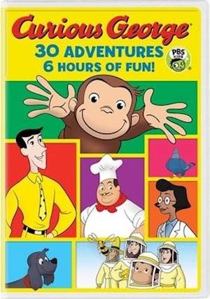 Cover for Curious George 30-adventure Collection (DVD) (2020)