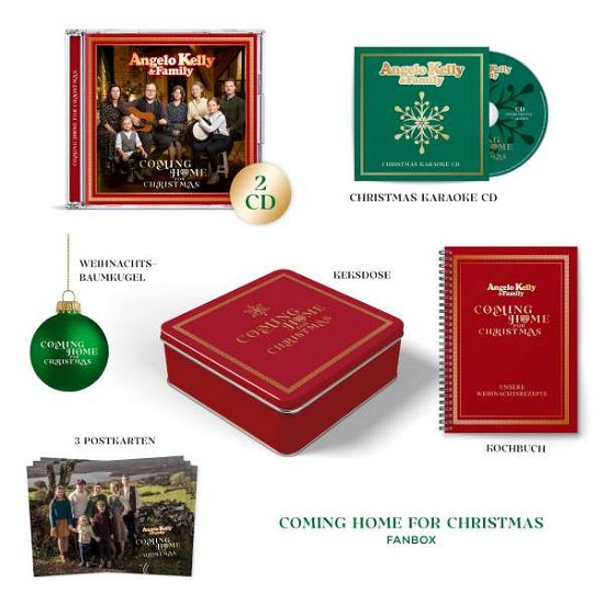 Cover for Kelly,angelo &amp; Family · Coming Home for Christmas (Limitierte Fanbox) (CD) (2020)