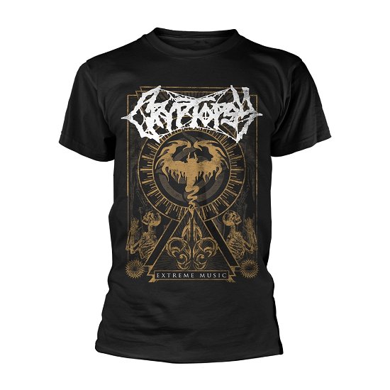 Cover for Cryptopsy · Extreme Music (T-shirt) [size XL] [Black edition] (2018)