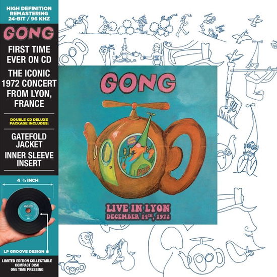 Live In Lyon 1972 - Gong - Música - L.M.L.R. - 3700477836535 - 13 de outubro de 2023