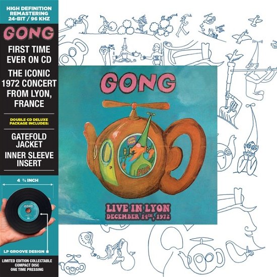 Cover for Gong · Live In Lyon 1972 (CD) (2023)