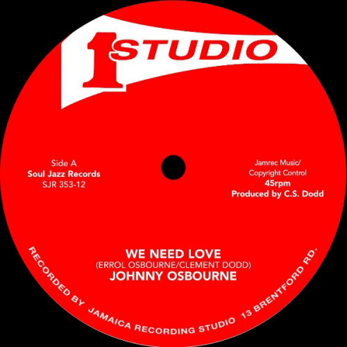 Cover for Osbourne, Johnny / Otis Gayle · We Need Love / I'll Be Around - 12&quot; (LP) (2016)