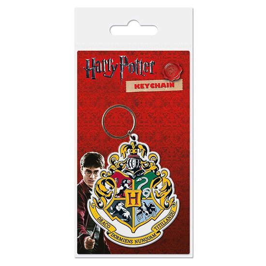 HARRY POTTER - Rubber Keychain - Hogwarts Crest - Harry Potter - Merchandise - PYRAMID INT - 5050293384535 - 7 februari 2019