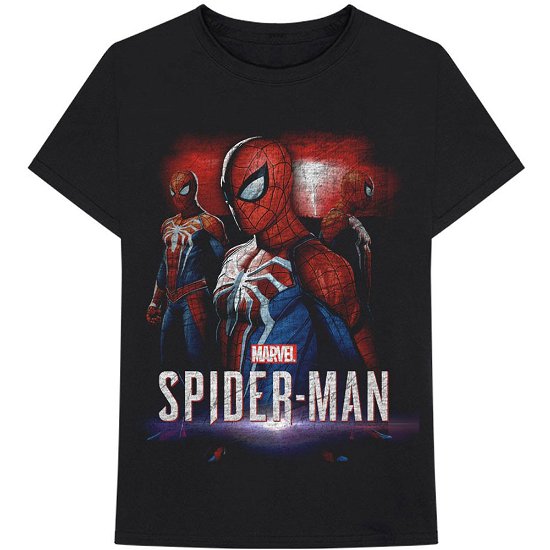 Marvel Comics Unisex T-Shirt: Spider Games - Marvel Comics - Marchandise - MERCHANDISE - 5054612080535 - 22 janvier 2020