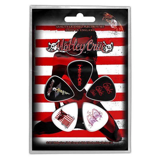 Motley Crue Plectrum Pack: Red, White & Crue - Mötley Crüe - Merchandise - _ - 5055339782535 - 