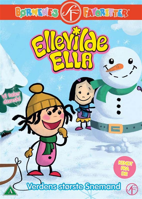 Cover for Ellevilde Ella 3 · Ellevilde Ella 3 - Verdens Største Snemand (DVD) (2014)