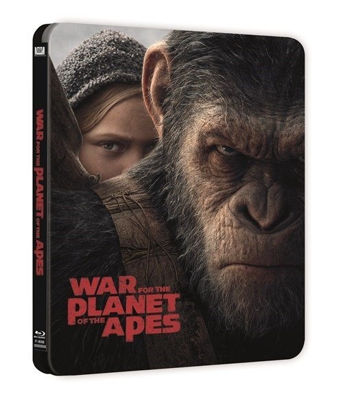 Cover for Planet of the Apes · War for the Planet of the Apes (Blu-ray) [Steelbook edition] (2017)