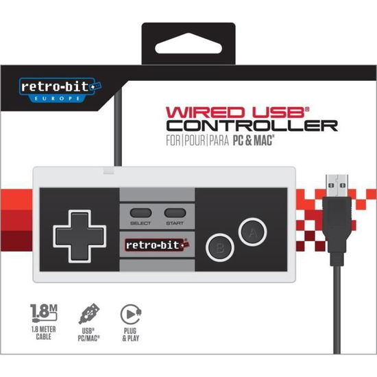 Retro-bit 8-bit Classic Cont. Usb - Retro - Merchandise -  - 7350002936535 - 