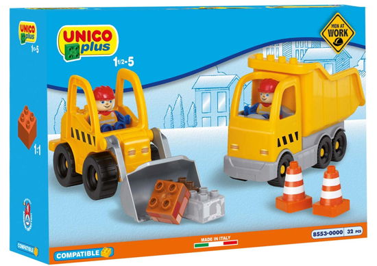 Androni: Unico Plus - Costruzioni 2-5 Anni - Mezzi Cantiere (Made In Italy) - Unico Plus - Gadżety -  - 8000796085535 - 