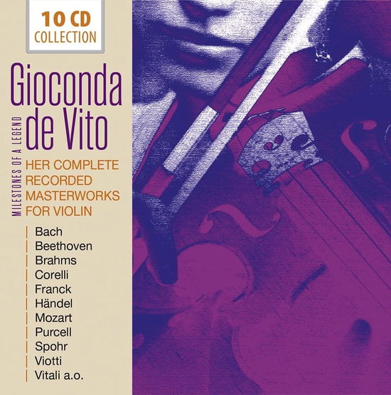 Cover for Gioconda De Vito · Her Complete Recorded Masterworks for Violin (CD) (2024)