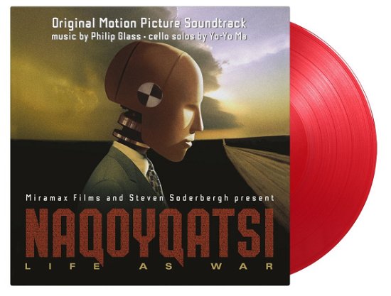 Cover for Philip Glass · Naqoyqatsi - Life as war (LP) [Limited Red Vinyl edition] (2024)