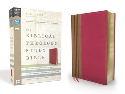 Cover for Zondervan · NIV, Biblical Theology Study Bible, Leathersoft, Pink / Brown, Comfort Print Follow God's Redemptive Plan as It Unfolds throughout Scripture (Imitation Leather Bo) (2018)