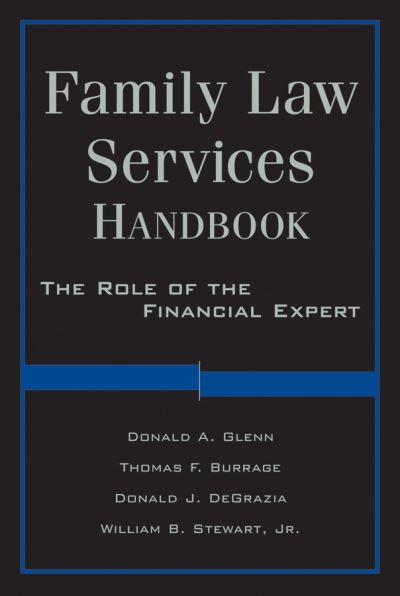 Cover for Donald A. Glenn · Family Law Services Handbook: The Role of the Financial Expert (Hardcover Book) (2010)