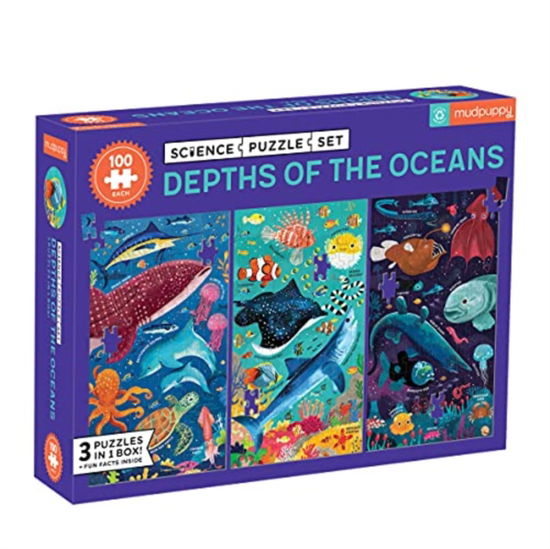 Cover for Depths of the Ocean Science Puzzle Set · Depths of the Oceans Science Puzzle Set (GAME) (2022)