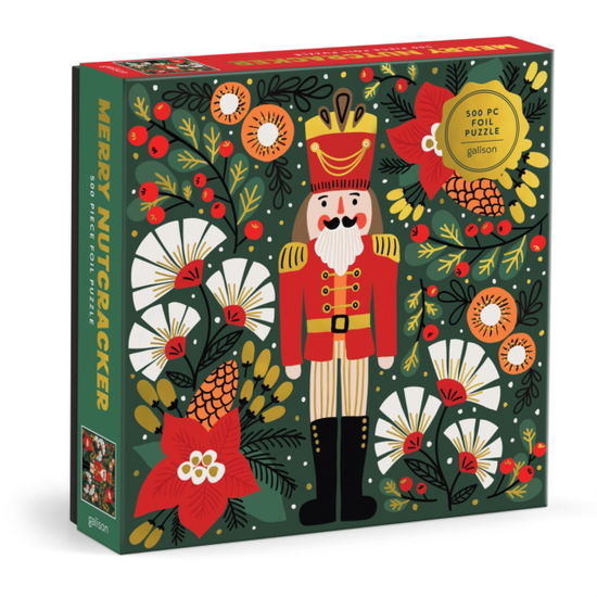 Cover for Galison · Merry Nutcracker 500 Piece Foil Puzzle (SPIL) (2025)
